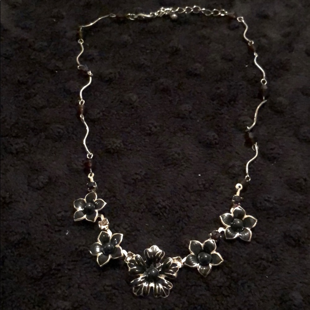 Black and Silver Necklace